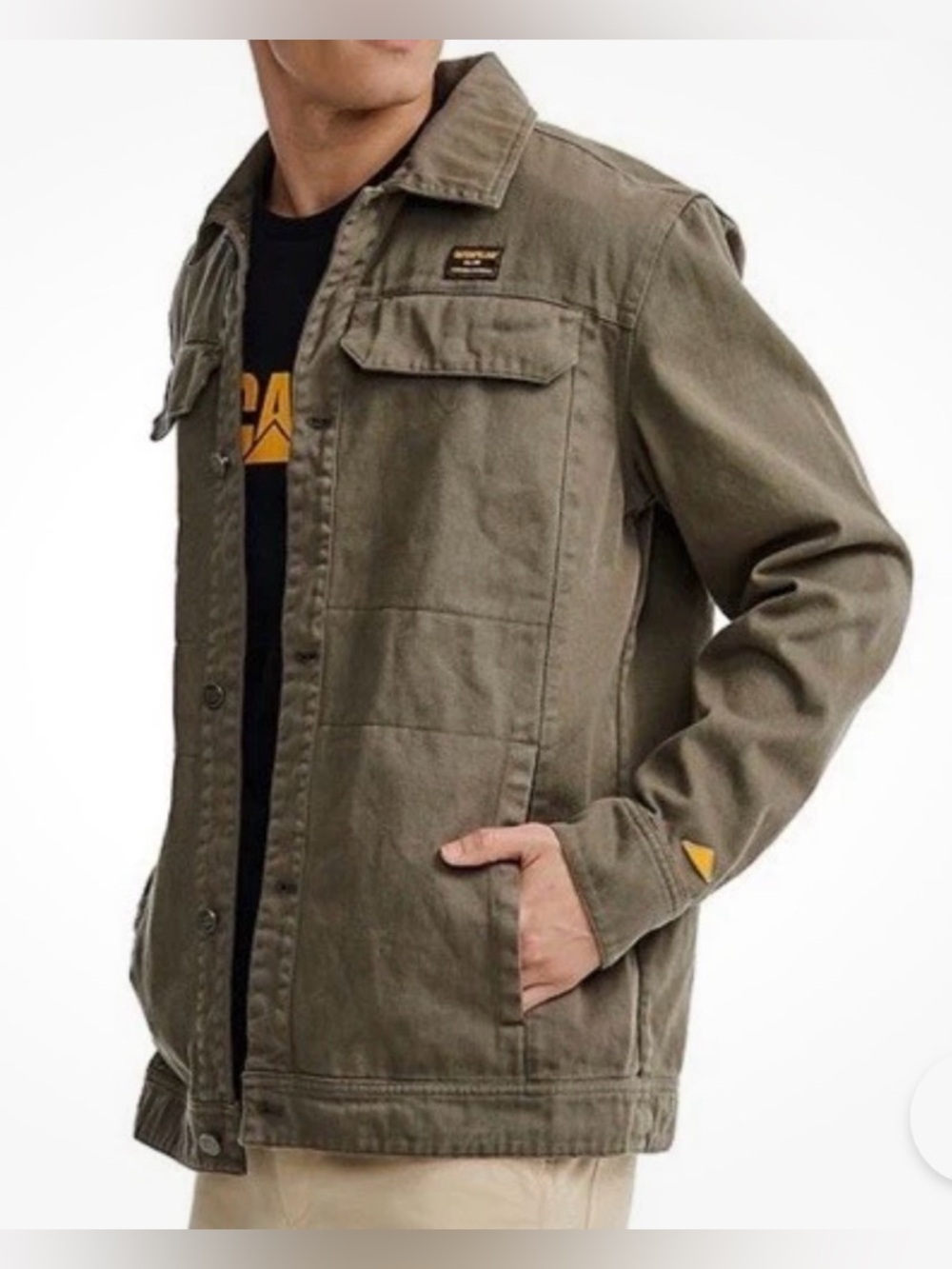 Caterpillar Heritage Uniform Twill. Utility Field Shacked Olive SzM Relaxed - Picture 14 of 16